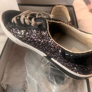 Dolce Vita Black Glitter Sneakers Like New in Box Size 9!!